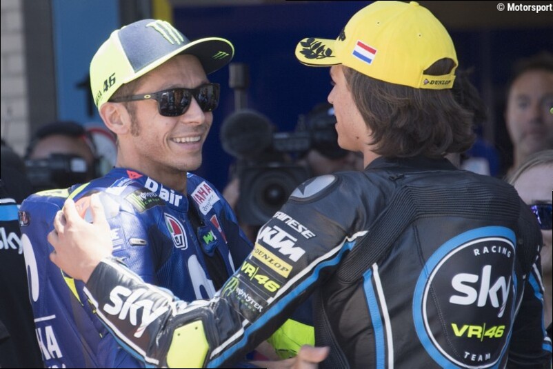 MotoGP | Rossi è felice del ritorno di Bulega in VR46: "Ha iniziato proprio con noi"