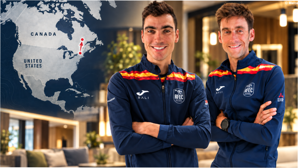 ¡En bici de Estados Unidos a Canadá! Así llegaron Ayuso y Verona al Mundial: "Un entrenamiento más"