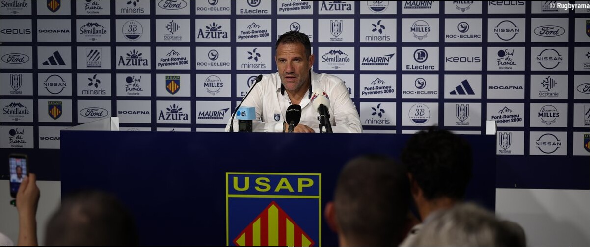 Top 14 - "Avant le coup d'envoi, je savais qu'on allait gagner", sourit Laurent Labit (Usap)