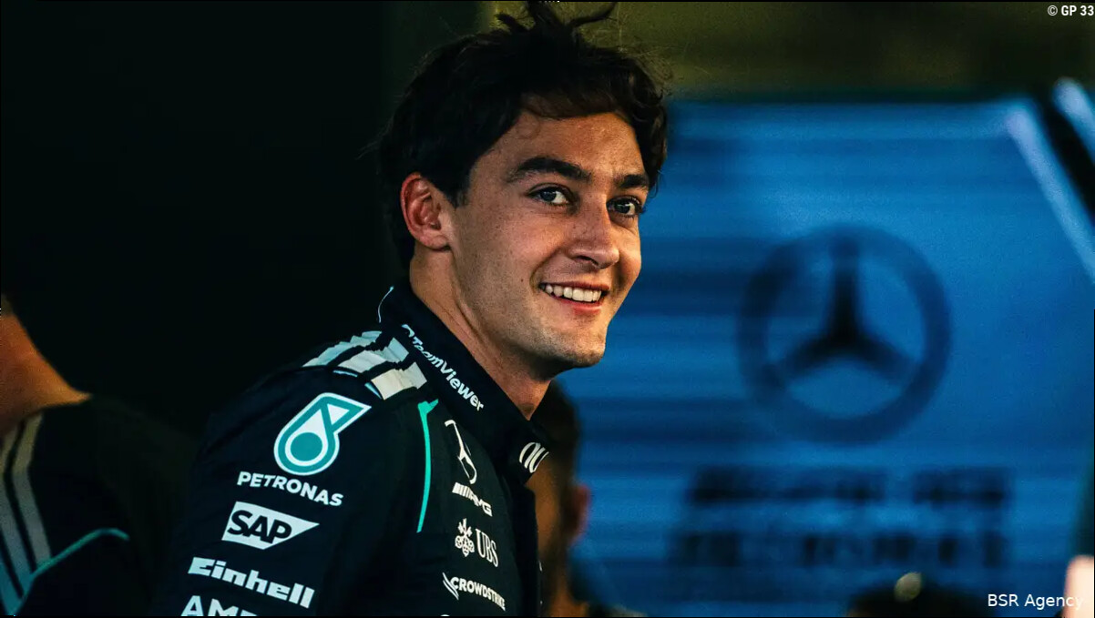 George Russell verrast met opmerking over Max Verstappen na GP Azerbeidzjan