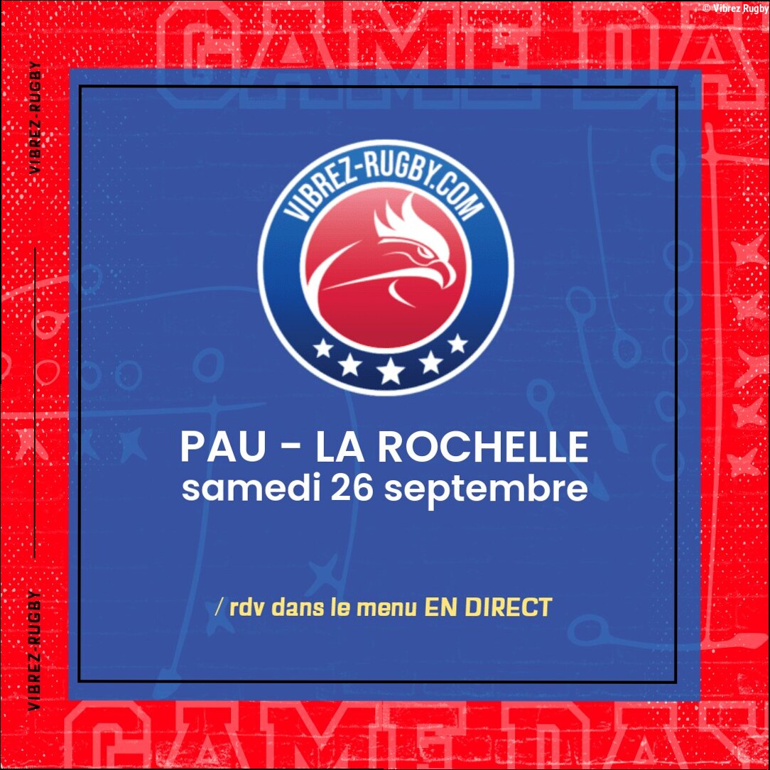 Pau – La Rochelle en direct