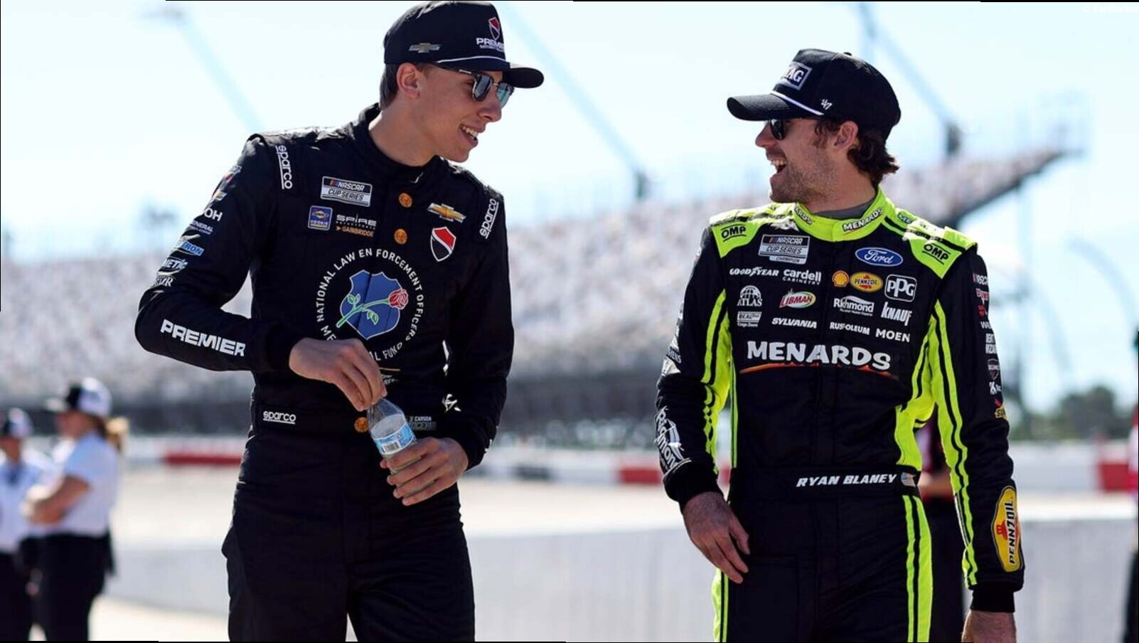 NASCAR notebook: Tension eases between Ryan Blaney, Carson Hocevar