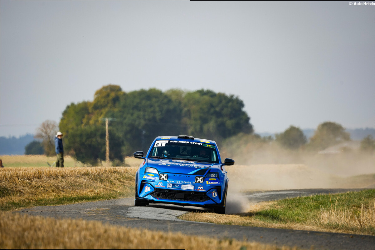 Trophée Alpine A290 Rallye : Melvin Rabilloud et Enzo Mahinc en tête à Vendôme