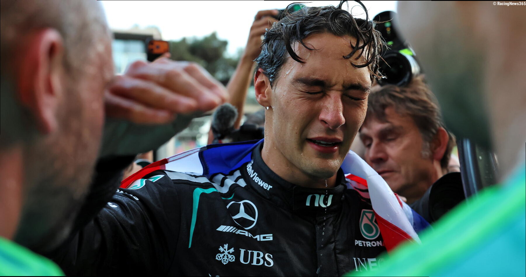 George Russell fires rally cry after 'resilient' Mercedes fightback