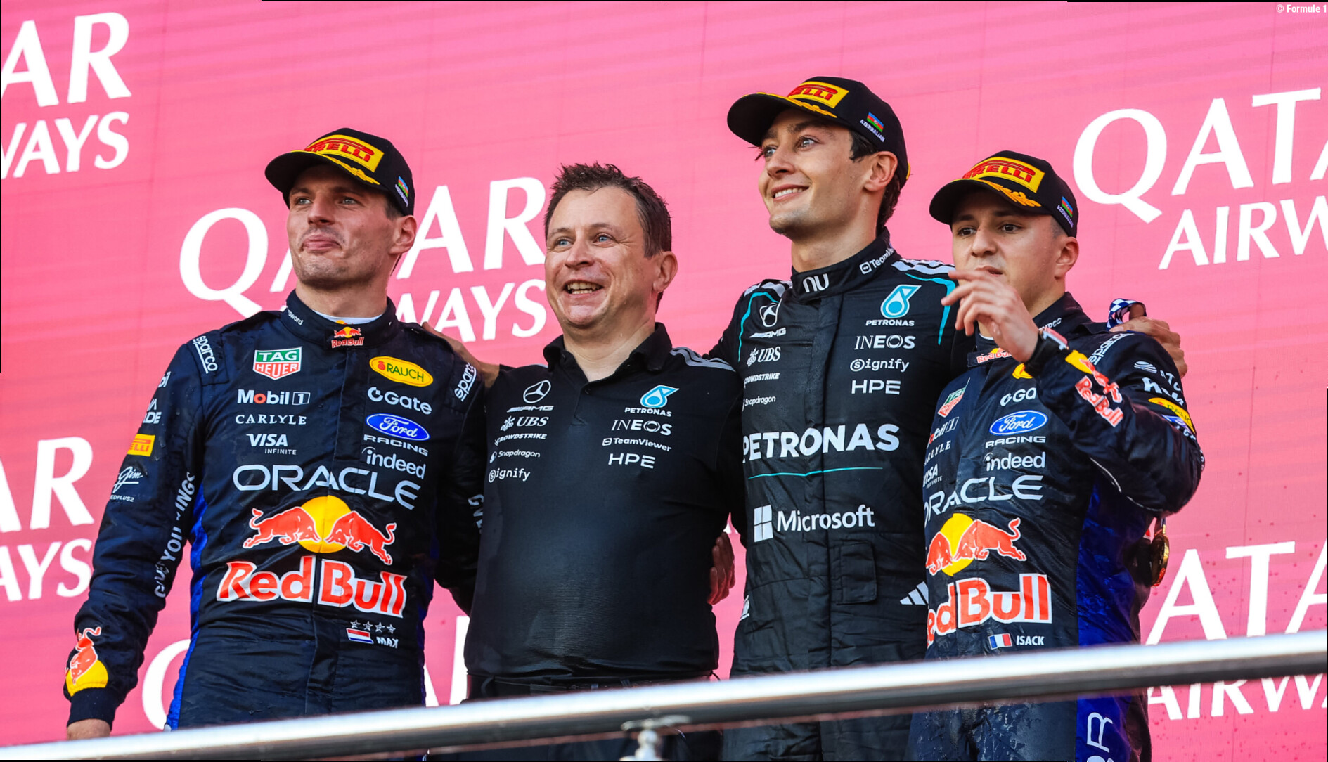 Buitenlandse media loven optreden Verstappen in Bakoe, 'koelbloedige' Russell aast op titel