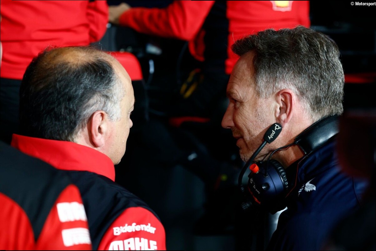 Vasseur, sobre los rumores de Horner y Ferrari: "Está buscando trabajo... en todas partes"