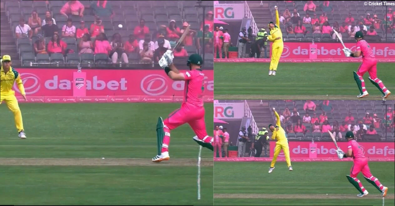 WATCH: Cooper Connolly plucks a one-handed screamer to dismiss Aiden Markam in 2nd ODI – SA vs AUS