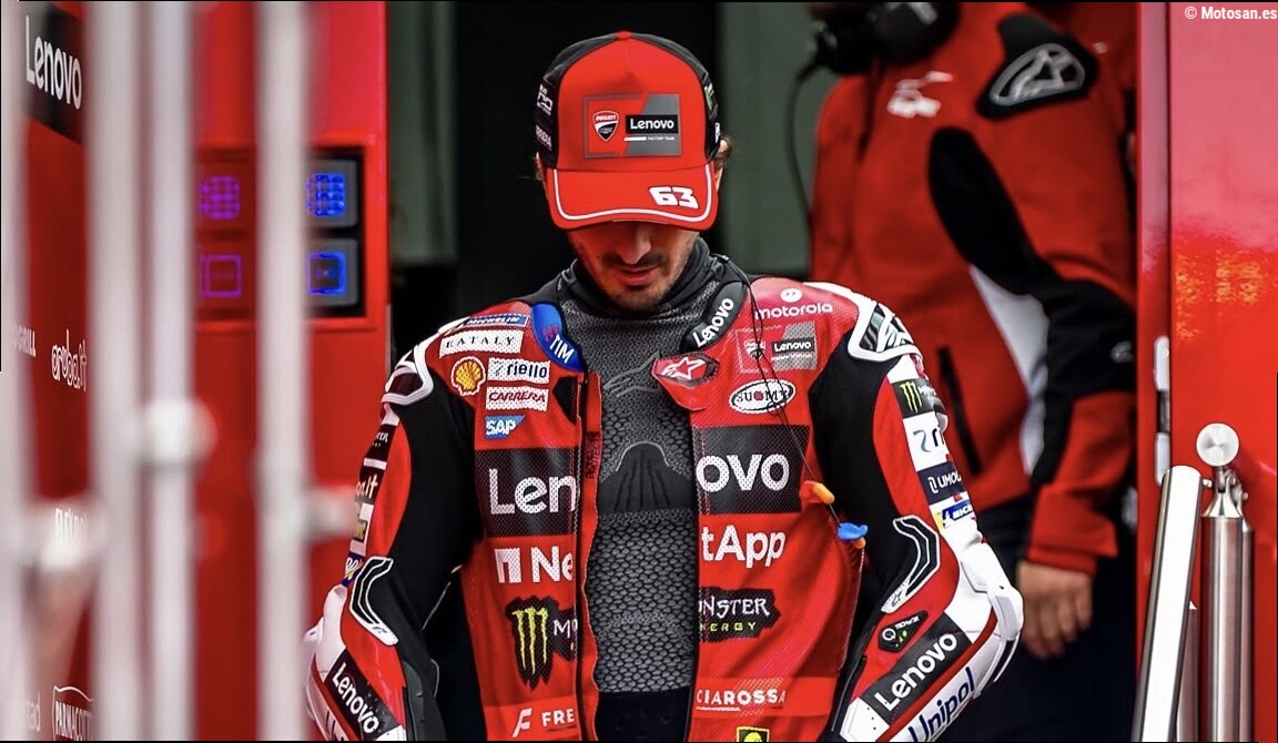 Pirro defiende a Bagnaia en su momento más difícil: "No podemos borrar lo que ha hecho por Ducati"