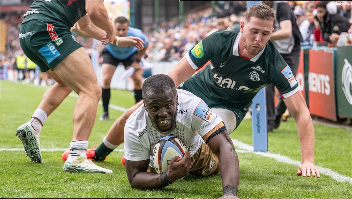 We've had the match of the season already! 14-man Saracens edge out Leicester in 12-try blockbuster to end opening PREM weeke
