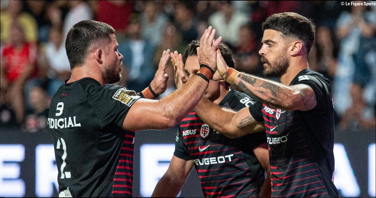 Top 14 : en vidéo, l'essai fou du Stade Toulousain de Dupont et Ntamack, au terme d'un superbe mouvement collectif contre Mon