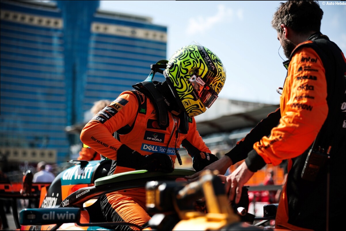 Lando Norris présente ses excuses à Franco Colapinto après le GP d'Azerbaïdjan