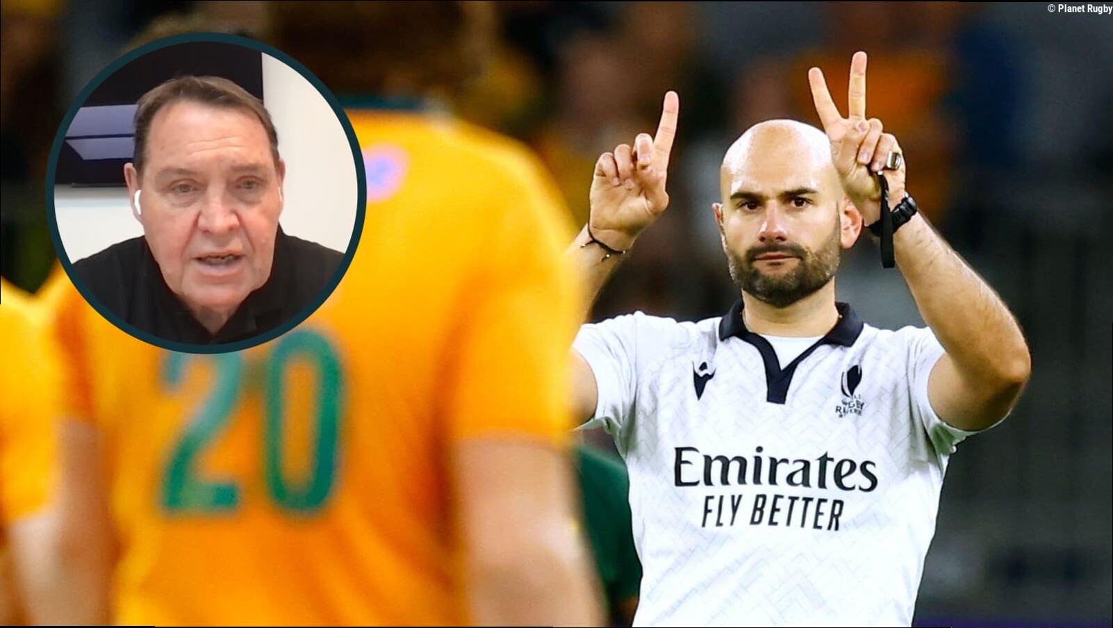 Sir Steve Hansen slams 'embarrassing' scenes during 11-man Wallabies victory: 'How can we allow a game to degenerate'