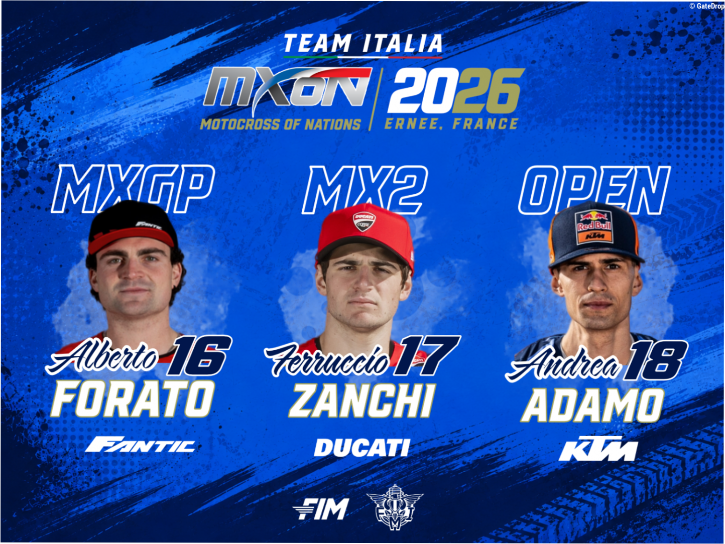 Official: Italy draft in Alberto Forato for 2026 MXoN