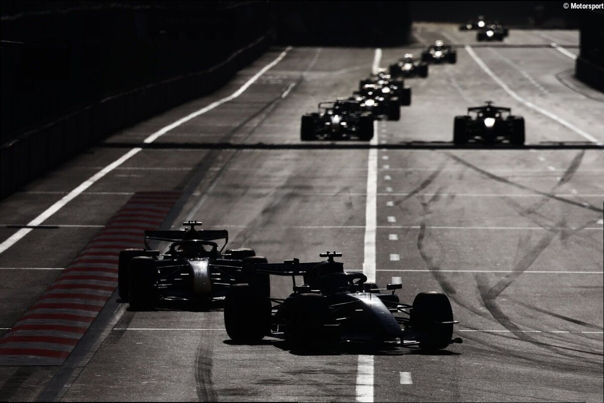 Por qué Mercedes pensó que Verstappen estaba "sujeto a una cuerda elástica gigante" en Bakú