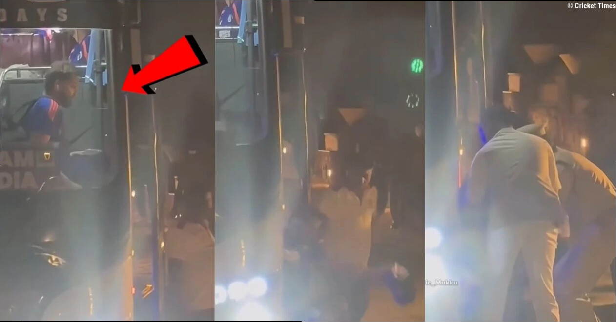 WATCH: Rohit Sharma suffers injury scare after falling from team bus following IND vs WI 1st ODI