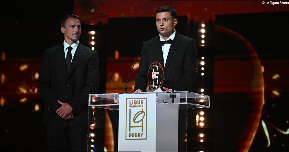 Nuit du Rugby : Louis Bielle-Biarrey sacré meilleur international français pour la deuxième année d'affilée