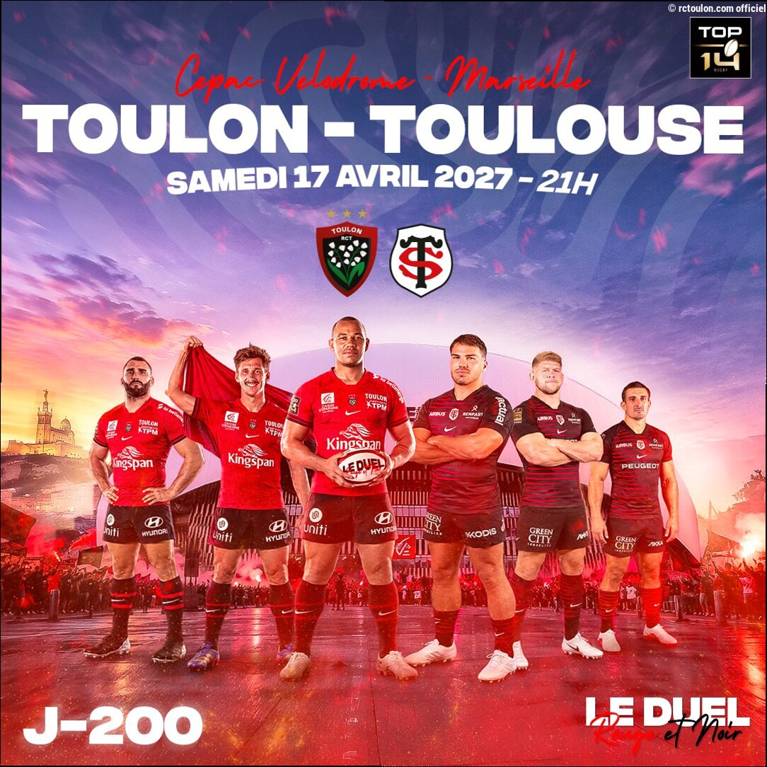 À 200 jours de l'événement, Toulon/Toulouse à Marseille est lancé !