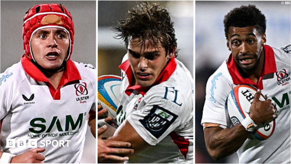 Ulster without trio of backs for Glasgow contest