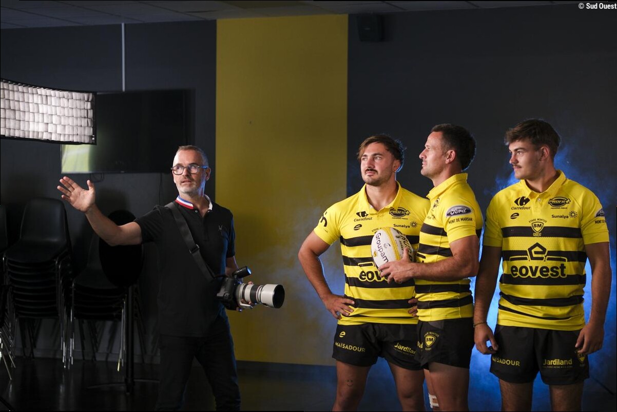 Calendrier du Stade Montois Rugby : les joueurs rhabillés pour l'hiver et pour la bonne cause