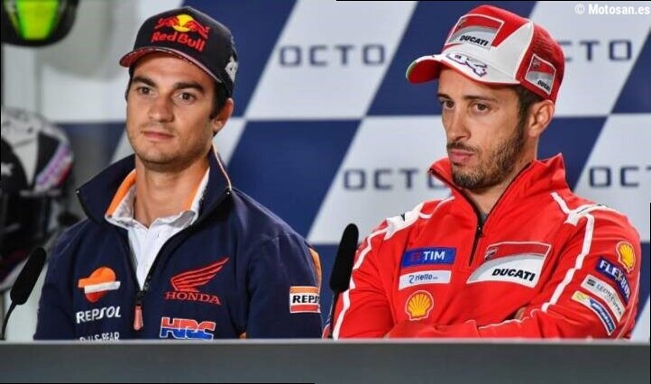 Dovizioso: "Pedrosa es un piloto de referencia para mi, siempre ha sido de primera categoría"