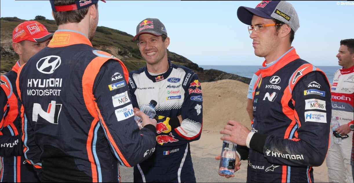 WRC's other three-way title fights