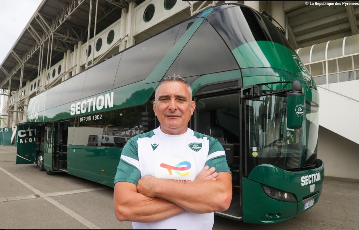 Rugby : à la découverte d'Alain Cazala, chauffeur et homme de confiance de la Section Paloise