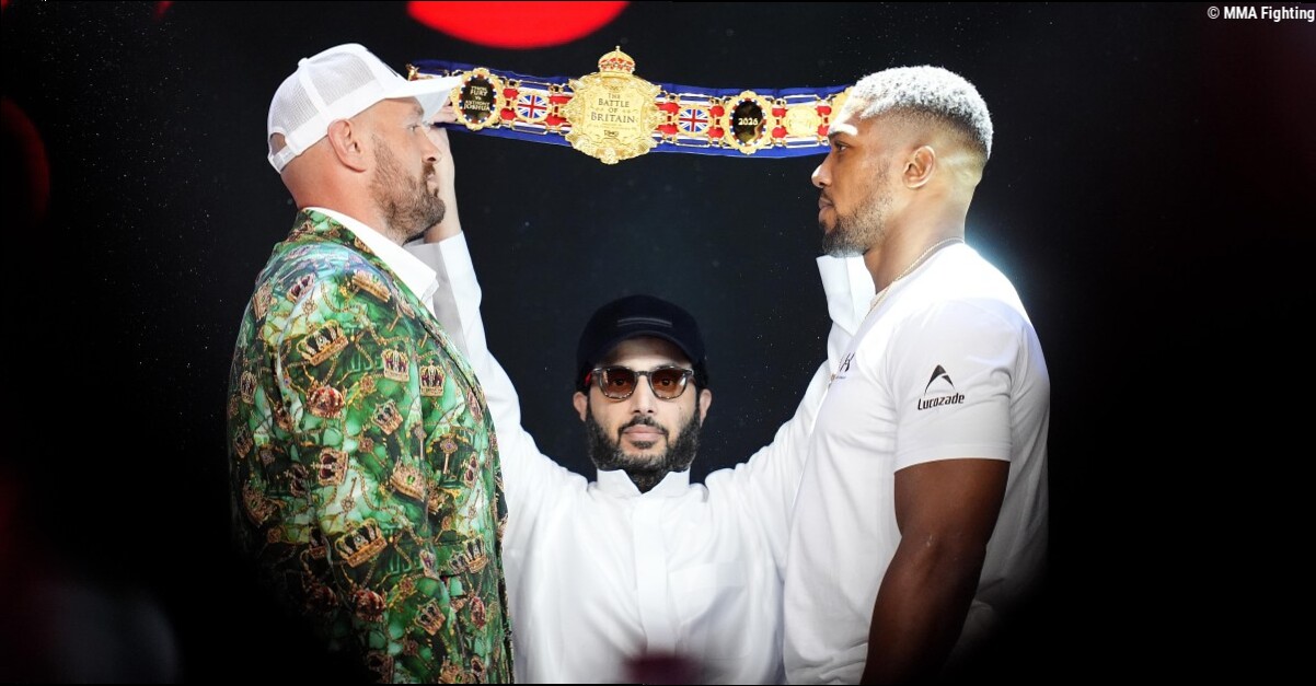 Dana White's name booed mercilessly by crowd at Tyson Fury vs. Anthony Joshua press conference