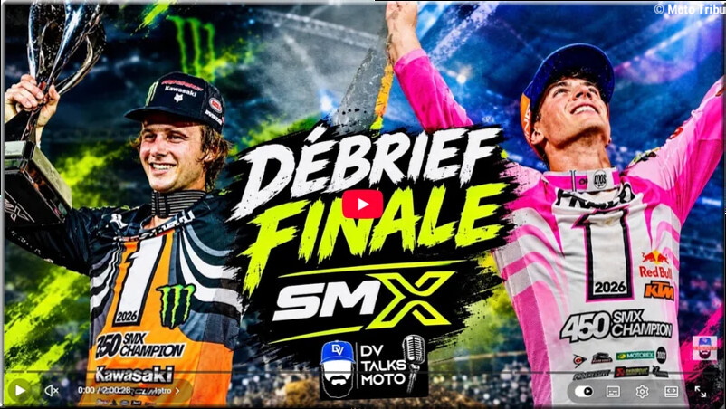 MOTOCROSS US – SMX, Ridgedale, le debrief vidéo DV Talk, David Vuillemin, Marvin Musquin et Hugo Manzato