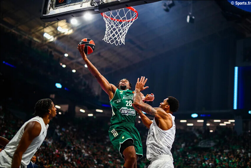 Euroligue : l'ASVEL prend une claque face au Panathinaïkos