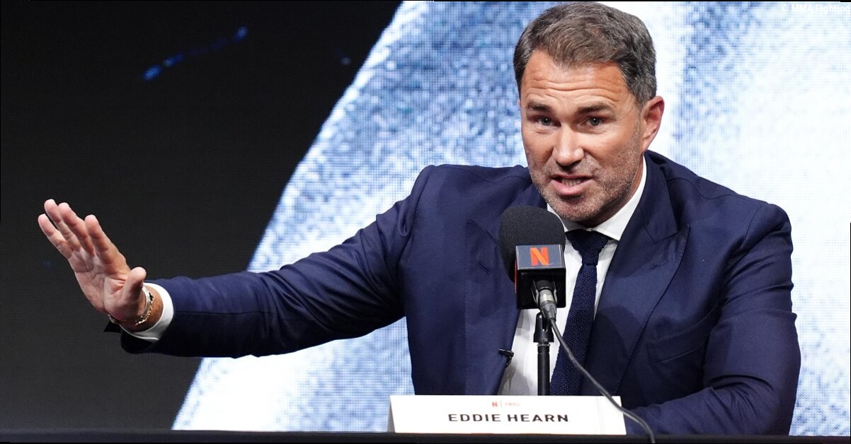 Eddie Hearn mocks Dana White after not appearing at Fury vs. Joshua press conference: 'One of the greatest PR disasters in bo