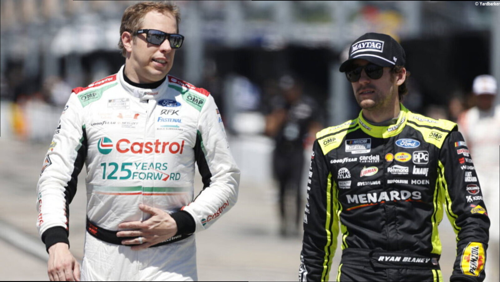 'He Opened the Door for Me'- Ryan Blaney Gives Flowers to Mentor Brad Keselowski Amid Rumored Dodge Reunion