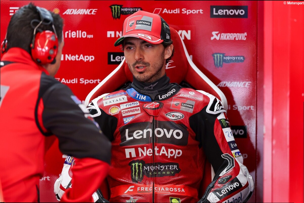 Bagnaia: "No quiero esperar nada; ahora es preferible ser más realista que optimista"