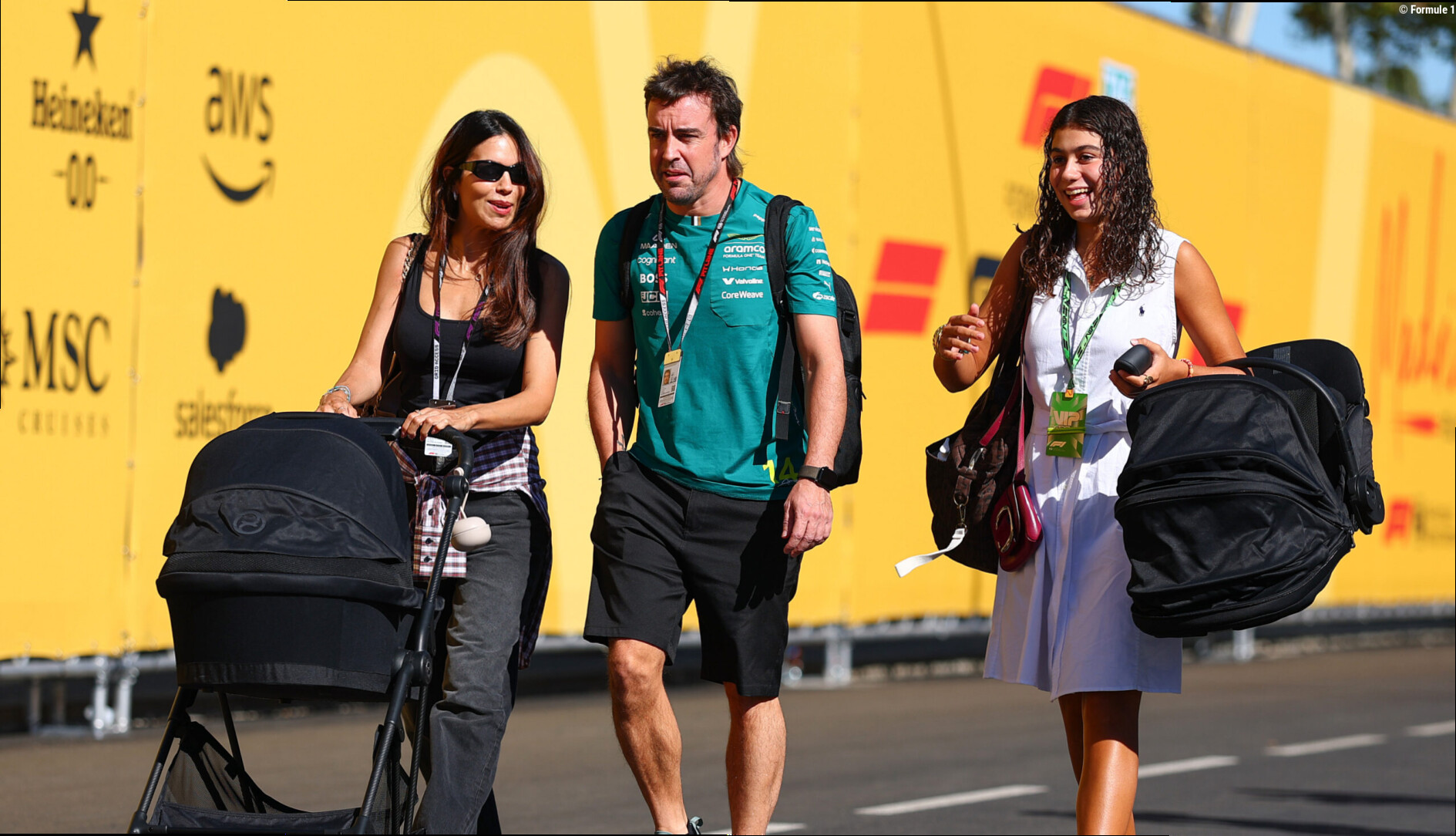 Fernando Alonso geniet van nieuwe zoontje: 'Met twee maanden zat hij al in een kart'