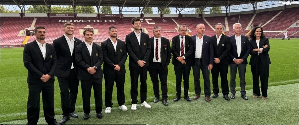 Top 14 - Total des enchères à 100 000 euros, chauffe-crampons : 24 heures dans les pas du Stade toulousain à Genève