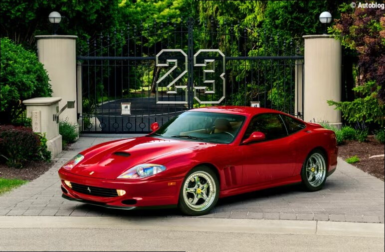 La Ferrari 550 Maranello di Michael Jordan venduta per 2,7 milioni di dollari: è record