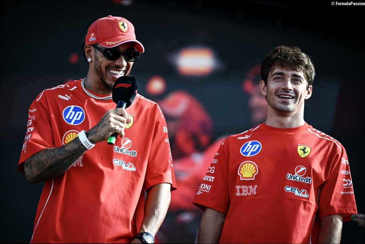 Deficit Ferrari: le risposte (diverse) di Hamilton, Leclerc e Vasseur