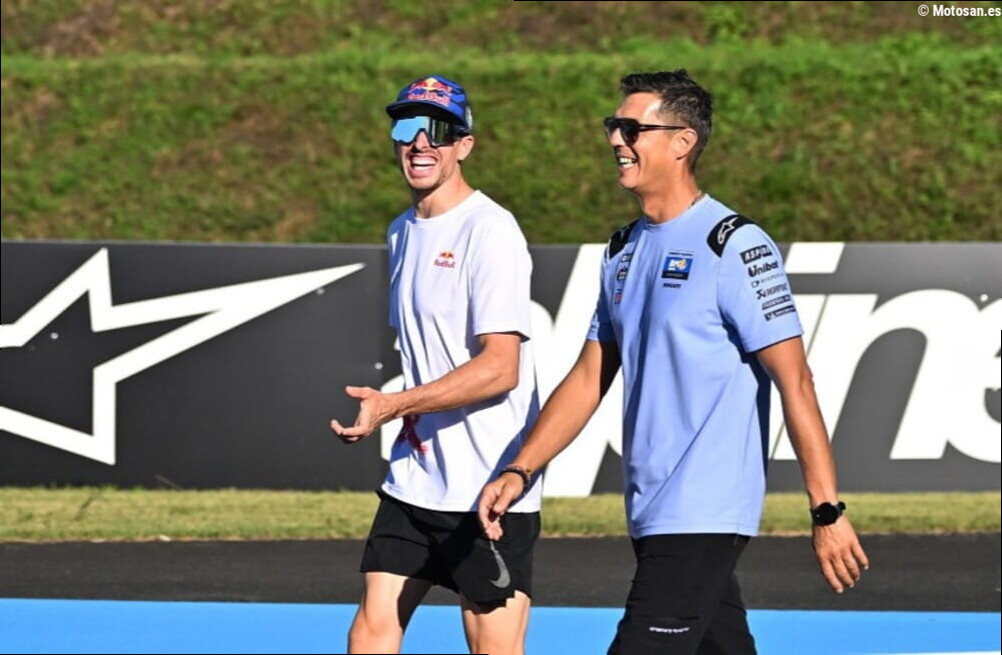 Alex Márquez transmite calma en Motegi: «La situación en Ducati está bastante bajo control»