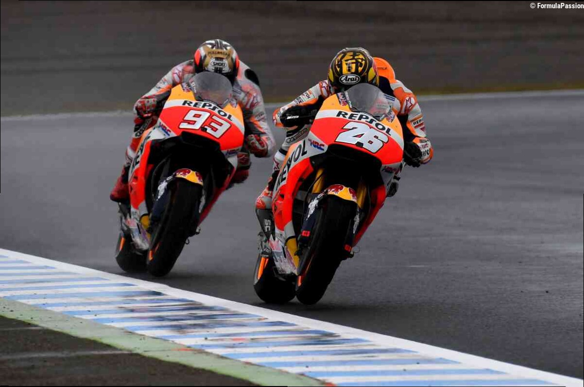 Marquez: "Ora che mi manca forza nel braccio ho rivalutato ancor di più Pedrosa, faceva magie nonostante il suo fisico"