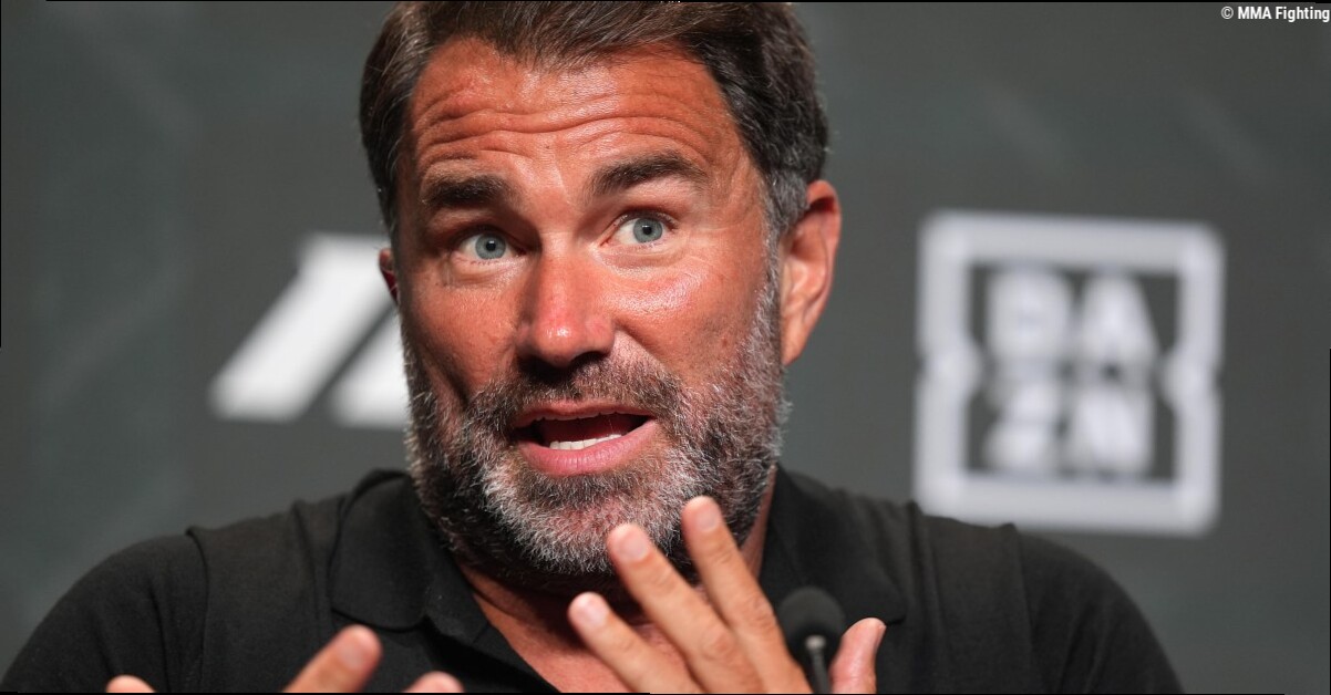 Eddie Hearn blames Dana White's 'arrogance' for nasty rhetoric in lead-up to Fury vs. Joshua: 'They're control freaks'