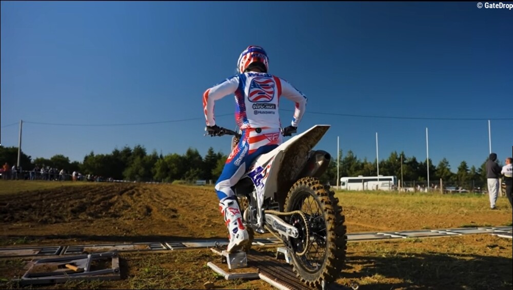 Video: Cooper Webb practicing on the Husqvarna for MXoN