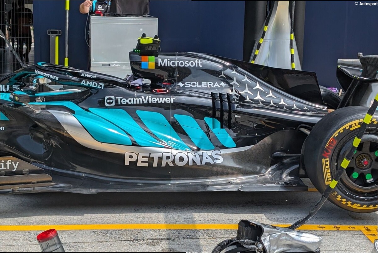 Mercedes introduces new floor, sidepods for F1 Bahrain GP