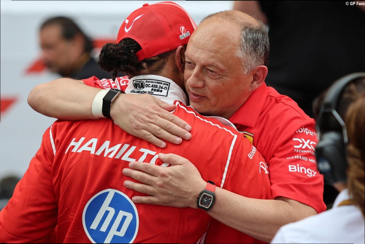 Lewis Hamilton issues bold Fred Vasseur statement as pressure increases on Ferrari boss