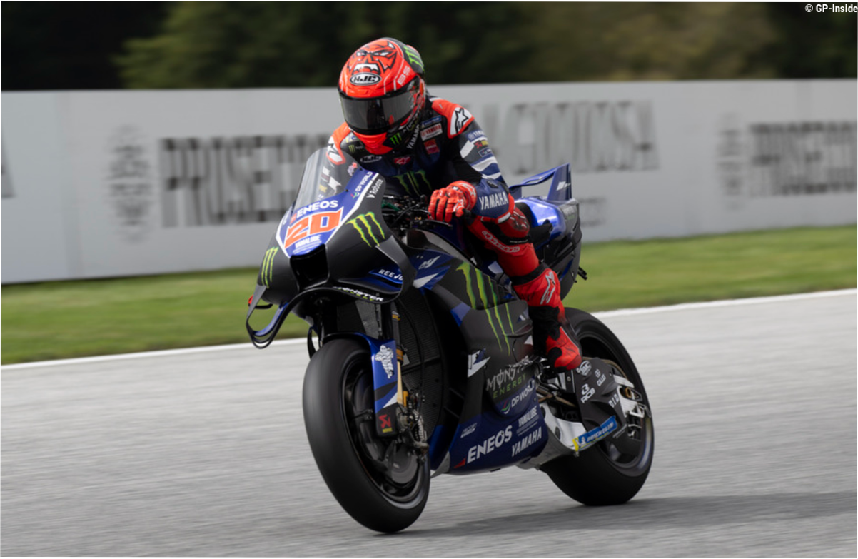 Quartararo en Q2 mais inquiet : « Si c'est comme aujourd'hui, je ne pourrai pas finir la course »