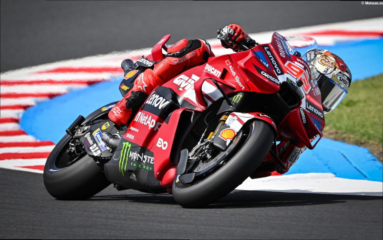 Marc Márquez: «Acosta es el más rápido en comparación conmigo»