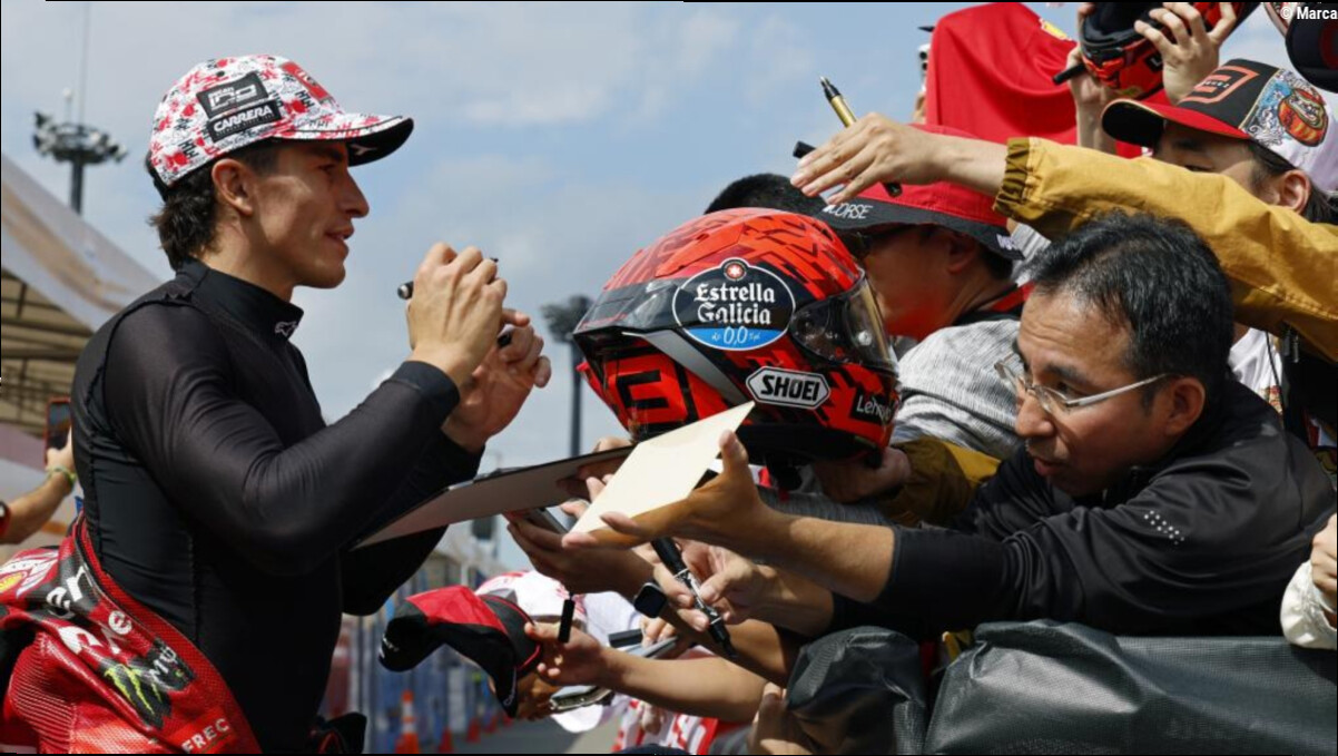Marc Márquez pasa la presión a Acosta: "Pedro es el más rápido"