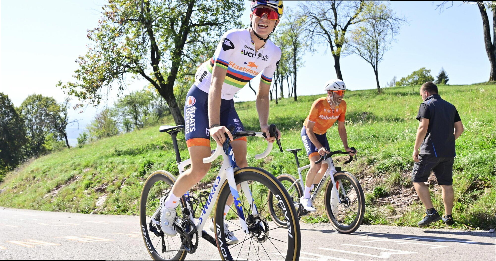 Vollering reveals special rainbow jersey ahead of European Championships
