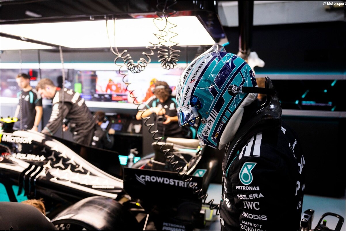 Mercedes tiene trabajo por hacer en Sepang con "la puesta a punto", dice Russell