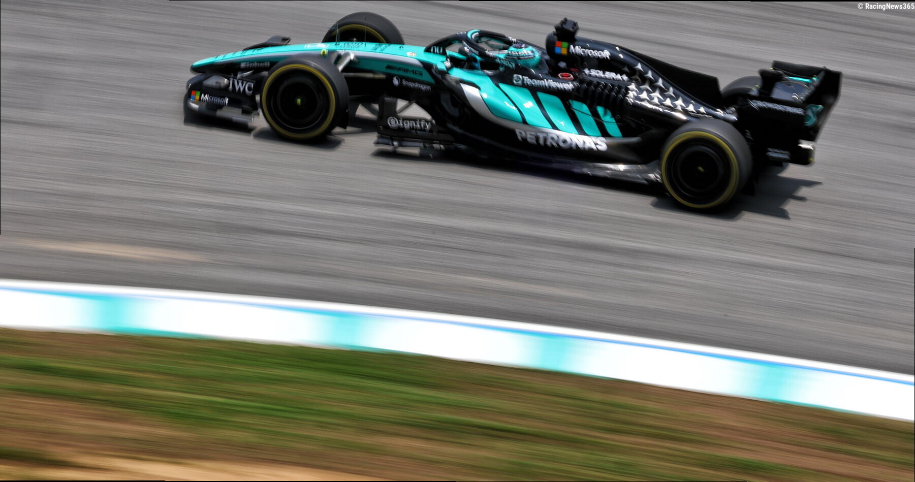 George Russell issues Mercedes demand with surprise pecking order verdict