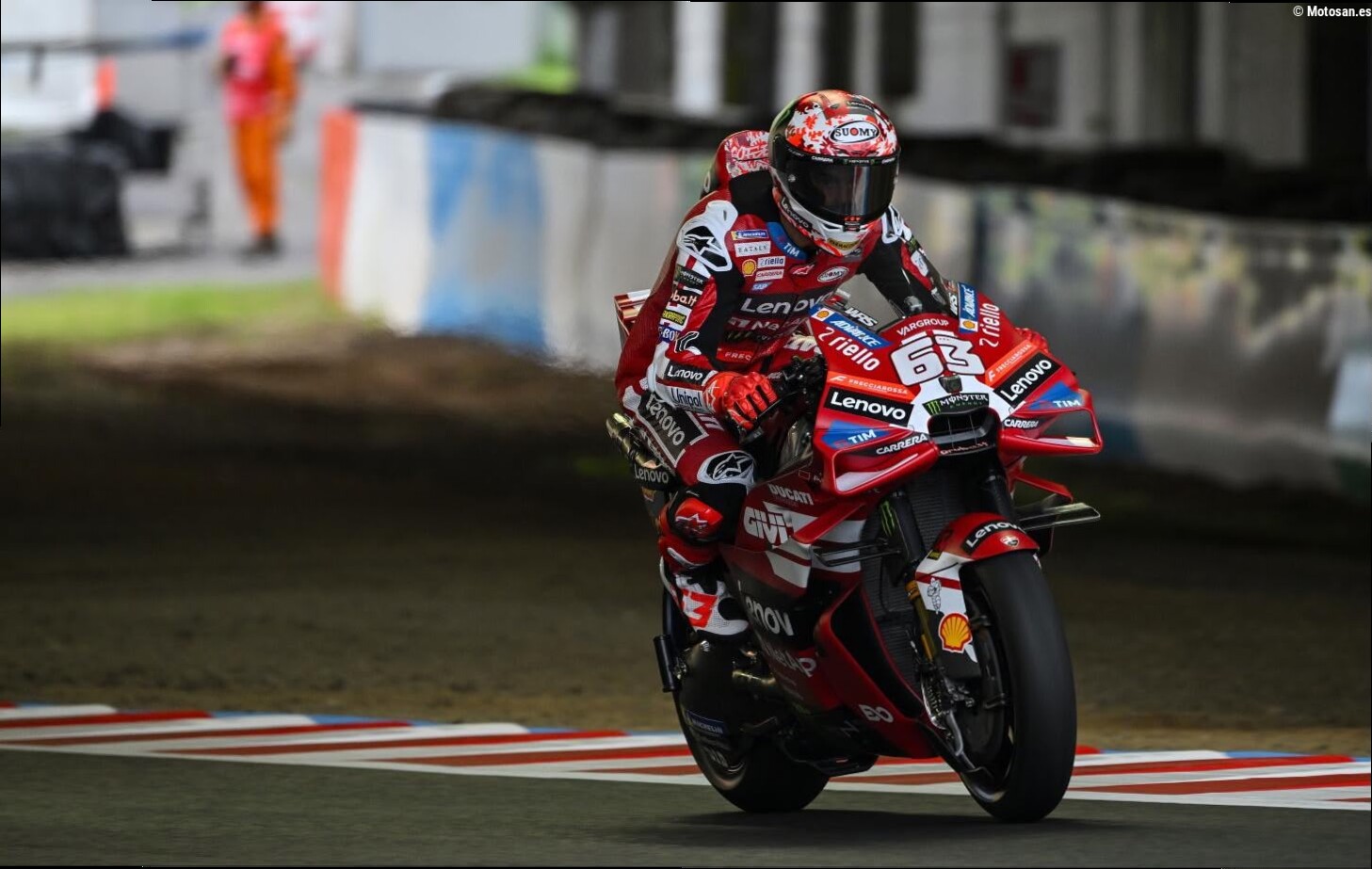 La encrucijada técnica de Bagnaia en Japón: «No hay agarre, es cero por completo»