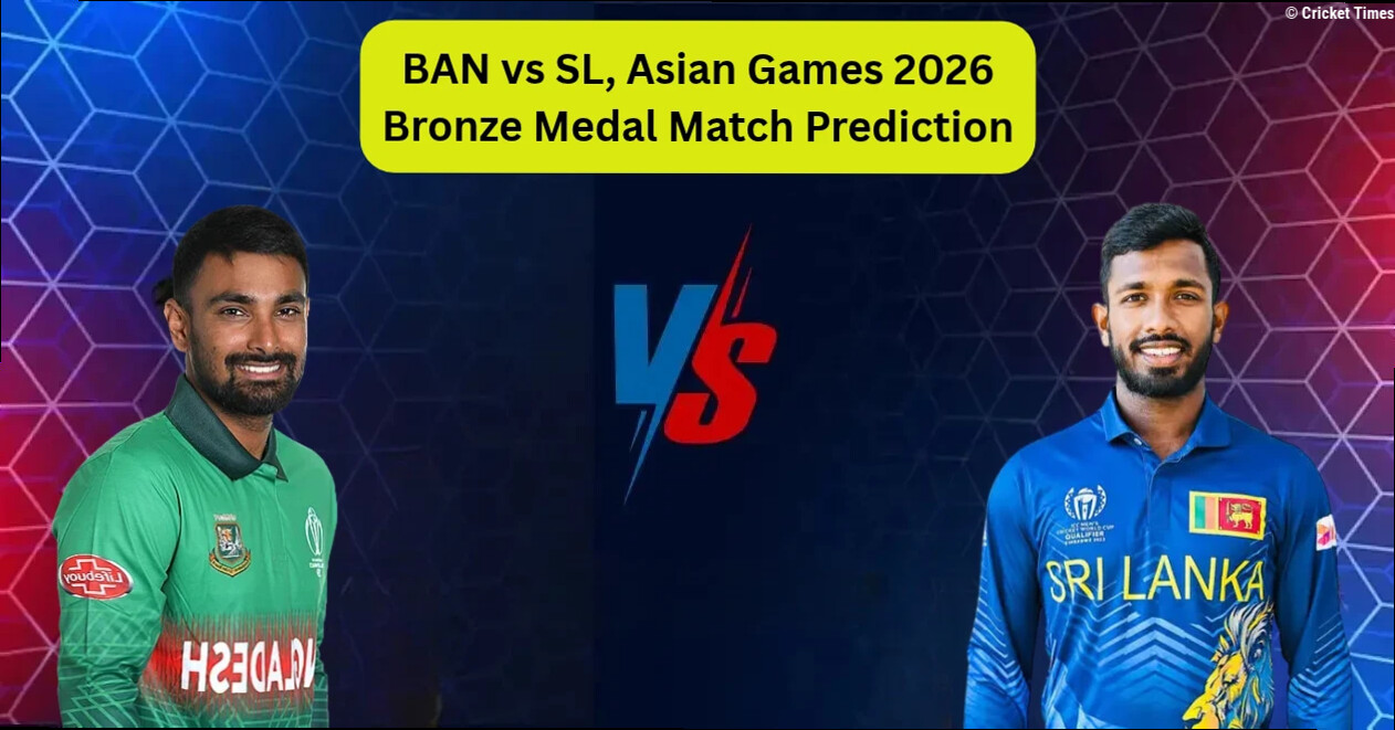 BAN vs SL, Asian Games 2026, Bronze Medal Match Prediction: Who will win today's game between Bangladesh and Sri Lanka?